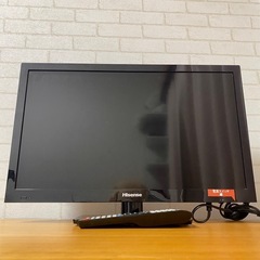 Hisense 2018年製TV 24インチ　リモコン付き　映ります、美品です。の画像