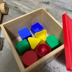 あげます 子供 幼児　おもちゃ 積み木 ブロックの画像