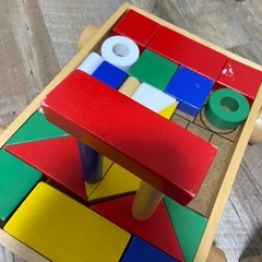 あげます 子供 幼児　おもちゃ 積み木 ブロックの画像