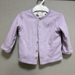 ラルフローレン リバーシブルカーディガン80cmの画像