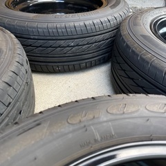 FLEX DELF ナスカー タイヤ ホイール セット 綺麗 17インチの画像