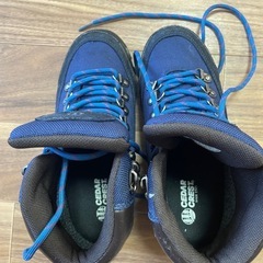 CEDAR CREST ネイビー 登山靴の画像