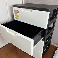 引き出し4段(ウッドトップチェストPG)の画像