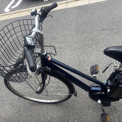 YAMAHA PAS CITY スポーツ電動アシスト自転車 ネイビーの画像