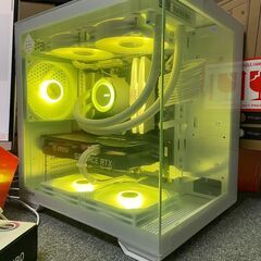 【白で統一・MSIパーツ統一】高性能ゲーミングPC＋27型180Hzモニターセット／RTX3060 Ti／Ryzen7／32GB／SSD1TB／Win11認証済／Apex・VALORANT・Fortnite・BF6対応の画像