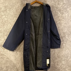 タグ付き★ベンチコート【M】レディース 裏ボア 防寒着 ロング丈 ロングコートの画像