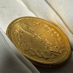 日本貨幣商協同組合鑑定書付　明治41年 新10円 金貨 素材　金900/銅100の画像