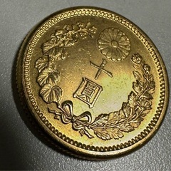 日本貨幣商協同組合鑑定書付　明治41年 新10円 金貨 素材　金900/銅100の画像