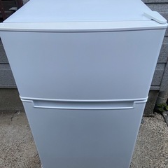 【受付終了】【23区近隣配送設置無料 】 H68 Haier 2022年製 85L 冷凍冷蔵庫 ホワイト  の画像