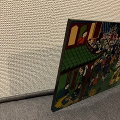 タンタンの冒険 アートワーク フレーム グリーン オレンジ ラッカー の画像