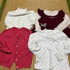 ⑤110 女の子　　長袖　長ズボン　上着の画像