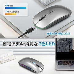 【新品未使用】マウス ワイヤレスマウス 無線 パソコンの画像