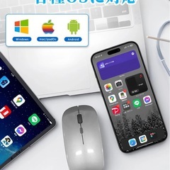 【新品未使用】マウス ワイヤレスマウス 無線 パソコンの画像