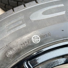 【2024年製バリ溝 美品】スタッドレスタイヤホイール4本225/65R17の画像