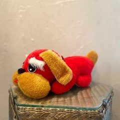 昭和レトロ　犬　ぬいぐるみの画像