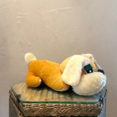 昭和レトロ　犬のぬいぐるみの画像