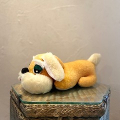 昭和レトロ　犬のぬいぐるみの画像