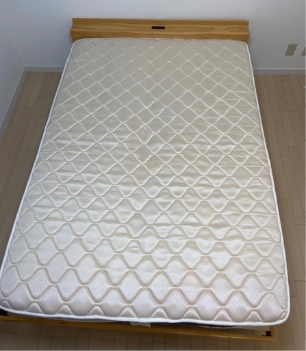 【東京・引き取り限定】RASIKベッドフレーム Serest グレージュダブル 東京・引き取り限定】RASIKベッドフレーム Serest グレージュ