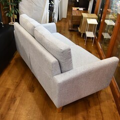●近郊格安配送(^^♪●Momo Natural●2024年購入　モモナチュラル　2人掛け　ソファ　フォノ　中古品●相模原　横浜　神奈川●の画像