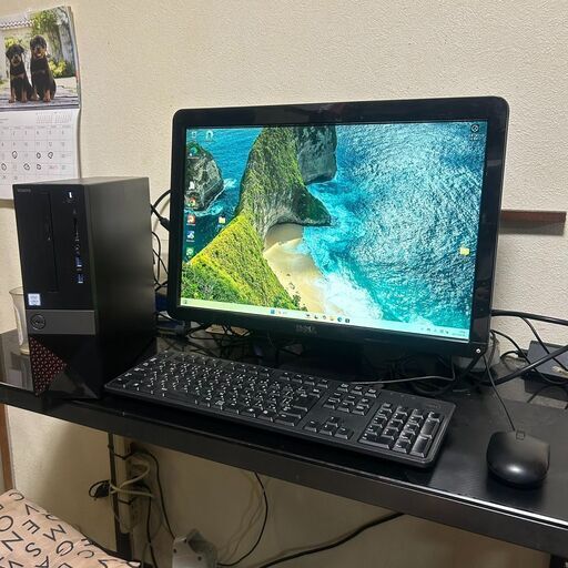 【9F】DELLデスクトップPCセット♪★8世代Corei3+SSDで快適♪