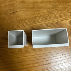 無印　ファイルボックス用ポケット２種の画像