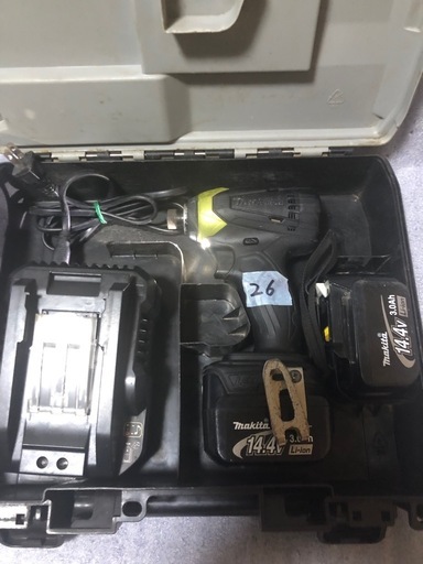 マキタ14vインパクトドライバTD134DX2中古品