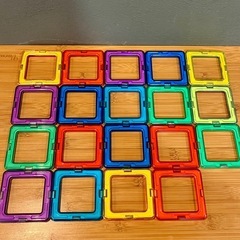 magnet block マグネットブロック　マグブロック　タイヤセット　知育玩具　モンテッソーリ　知育おもちゃ　磁石　ネオフォーマー　マグフォーマー　magformers 乗り物セット
の画像