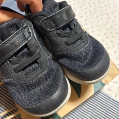14cm ナイキスニーカー　黒 の画像