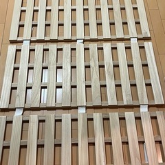 新品🌟4つ折り桐すのこベッドシングルの画像