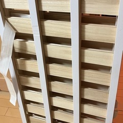 新品🌟4つ折り桐すのこベッドシングルの画像