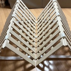 新品🌟4つ折り桐すのこベッドシングルの画像