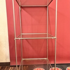 ガラス棚 シェルフ ディスプレイの画像