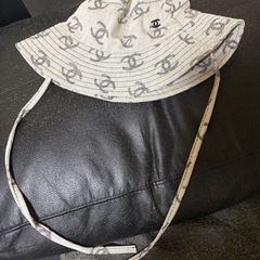 CHANEL シャネル バケハ バケットハット デニム グレーの画像