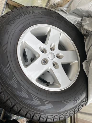 ジープラングラー　純正ホイール　スタッドレス　５本セット