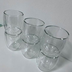 (氷がよく溶けない) IKEA コップ 6コの画像