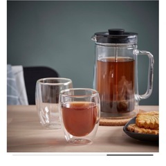 (氷がよく溶けない) IKEA コップ 6コの画像