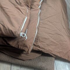 毛布、掛け布団のセットの画像