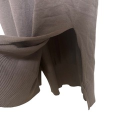 【キャサリンロス】グレー タートルネック ニットワンピースの画像