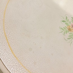 ロココ調　ドレッサー　白　花柄の画像