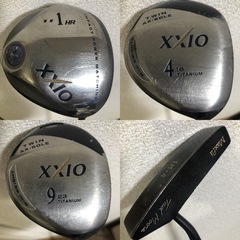 【希望者多い場合は抽選です】高級品 豪華ダンロップゴルフセット 最上級ゼクシオ xxio ハイブリッド フレックスR ダンロップで完璧に揃ったセット フルセット すぐにコースに行く事も可能です！の画像