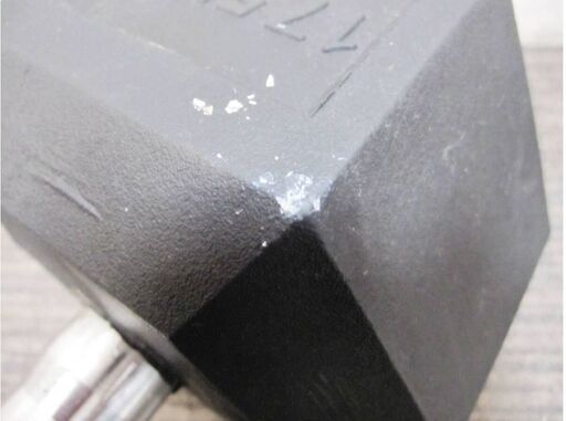 17.5㎏六角ダンベル2個セット　ホームジム　筋トレ　ウエイトトレーニング　エクササイズ　重量　ダイエット　ヘキサゴン　バーベル　腹筋
