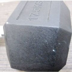 17.5㎏六角ダンベル2個セット　ホームジム　筋トレ　ウエイトトレーニング　エクササイズ　重量　ダイエット　ヘキサゴン　バーベル　腹筋の画像