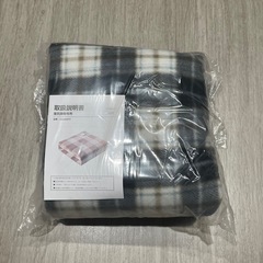 電気毛布 敷き 掛け 140×80cm 洗える ブランケット 温度調節 PSE認証の画像