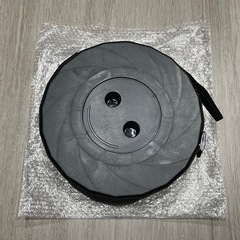 折りたたみ椅子 携帯 伸縮式 耐荷重150kg 直径25×高さ7~45cm 軽量の画像