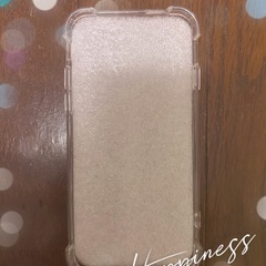 スマホiPhoneケースクリアスマホリング付きの画像
