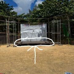 イベント用ステージ　木製の画像