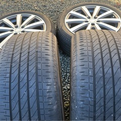 【 ENKEI SMACK　】【17インチ 7J+50 100-５穴 2022年ブリヂストン205/50/17　タイヤ付】インプレッサ・スバル・プリウス・ウイッシュなどに！バランス調整済み・ゴムバルブ交換済み！すぐ履けます！タイヤサイズ変更(インプレッサXV・アルファードサイズの225/60/17も可の画像