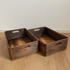 カインズ　収納ボックス　2点セットの画像