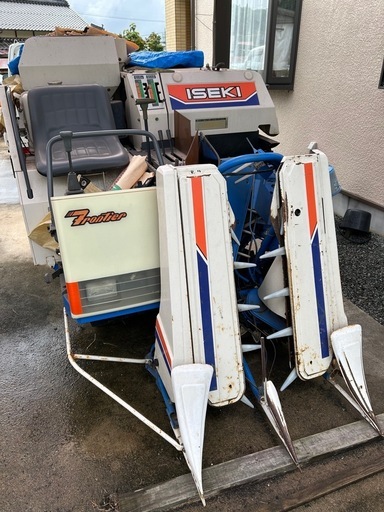 広島 引取専用 イセキ コンバイン HL140 乗用 中古 農機具