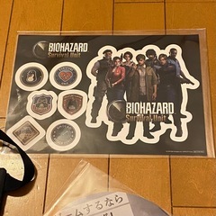 新品 TGS2025 バイオハザード レクイエム サコッシュ ステッカー うちわの画像